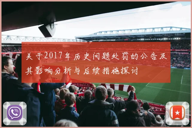 关于2017年历史问题处罚的公告及其影响分析与后续措施探讨